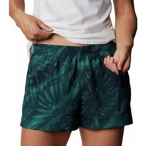 Columbia Omni-Shade Sandy River II Shorts UPF 30 Tie Dye Green XXL NWT - Picture 1 of 8